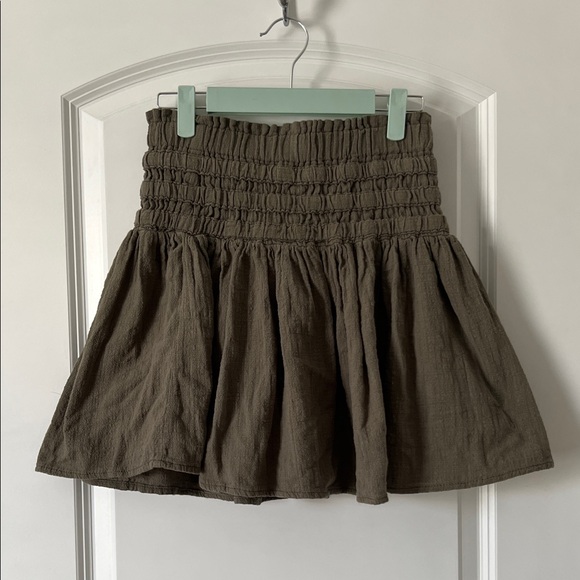 Sincerely Jules Olive Mini Skirt - Picture 1 of 3